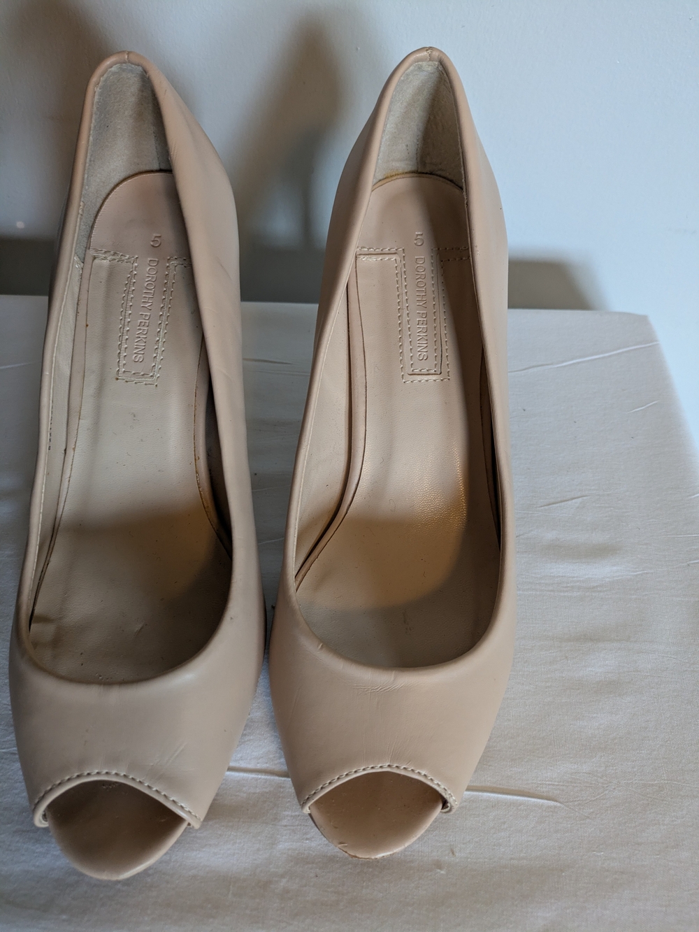 Dorothy Perkins Pale Blush Low Heel Pumps